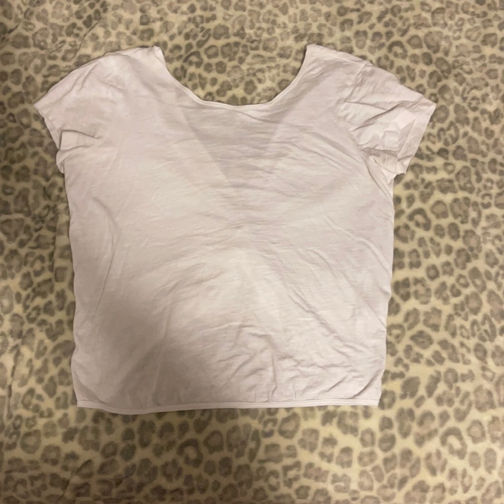 Abercrombie knot tie back top